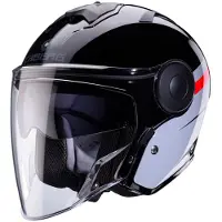 Caberg CabergSohoZephirNoirGrisRougeCasqueJet Taille S