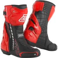 Bogotto Donington Noir Rouge Bottes Taille 47