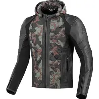 Bogotto Radic Blouson de moto en cuir/textile