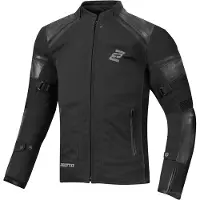 Bogotto Blizzard-X blouson textile étanche pour moto, noir, M