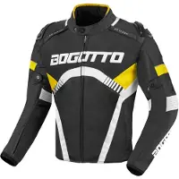 Bogotto Boomerang Imperméables Noir Yellow Blouson Textile Taille S