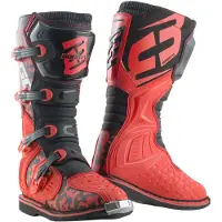 Bogotto MX-3 Camo Rouge Noir Motocross Bottes Taille 43