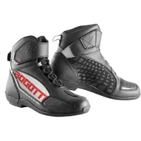 Bogotto GPX Chaussures de Moto Noir Blanc Rouge Taille 45