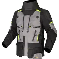 LS2 Veste LS2 Apollo Noir / Gris / Jaune fluo pour homme, taille 3XL