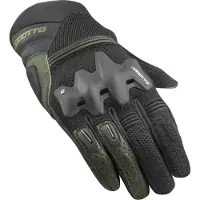 Bogotto Xatran Perforé Noir Vert Gants Taille S