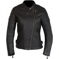 Merlin Bristol D3O Cafe blouson en cuir pour femme, noir, L