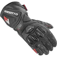 Bogotto Monza Perforé Noir Gants Taille S