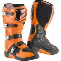 Bogotto MX-6 Orange Noir Motocross Bottes Taille 43