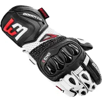 Bogotto Sugello Perforé Noir Blanc Gants Taille S
