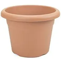 Plastiken Pot A Fleurs - Ø 35 Cm Rond - Terracotta