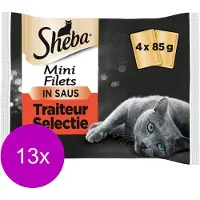 Sheba 13x Minifilets En Sauce 4-Pack