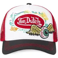 Von Dutch Pat Cap Rouge