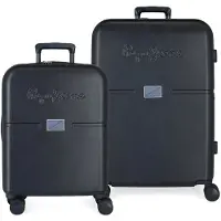 Joumma Bags Set de valises de voyage de luxe en ABS 70cm/55cm PEPE JEANS ACCENT Marino, 7699532
