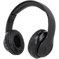 Setty Casque d'écoute Bluetooth Casque avec radio FM noir