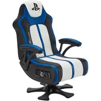 X Rocker Legend 2.1, Chaise gaming, Noir, Bleu, Blanc