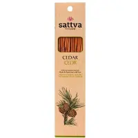 Sattva Natural Indian Incense Encens indien naturel Cedar 15Pcs