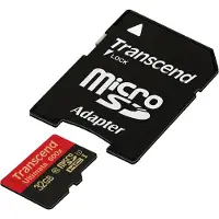 Transcend Ultimate series TS32GUSDHC10U1 - Carte mémoire flash - 32 Go - UHS Class 1 / Class10 - SDHC UHS-I