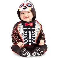 MOM Baby Day Of The Dead Costume Multicolore 12-24 Months Enfants