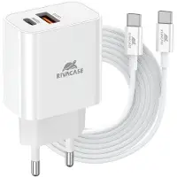 Rivacase PS4102WD4 chargeur d'appareils mobiles Smartphone Blanc Secteur Charge rapide Intérieure