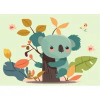 Bluebird Puzzle Enfant Mon Petit Koala - 12 pièces plastique
