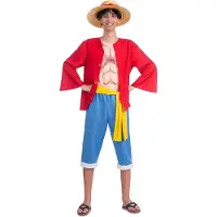 MOM Luffy Men Costume Rouge S Enfants
