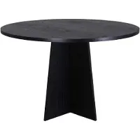 Venture Home Bootcut table de salle à manger 110cm noir.