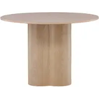 Venture Home Olivia table de salle à manger ⌀110cm whitewash.