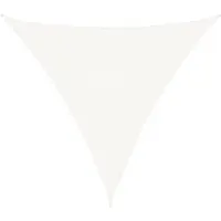 vidaXL Voile d'ombrage 160 g/m² blanc 4,5x4,5x4,5 m HDPE