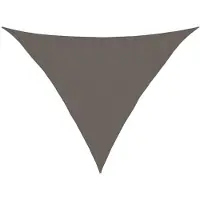 vidaXL Voile d'ombrage 160 g/m² Anthracite 3,5x3,5x4,9 m HDPE