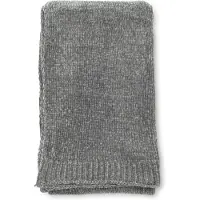 XL mobler Plaid Ally 170x130 cm Polyester Gris foncé