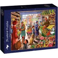 Bluebird Puzzle Puzzle de l'oiseau bleu Puzzle Village Greengrocer - 1000 Teile