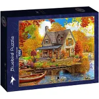 Blue Bird Lake House - 1000 pièces jouet coloré
