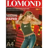 Lomond Transfert thermique Papier jet d'encre A4, 10 feuilles, Fluorescent (A4, 10 pcs), Papier photo, Multicolore