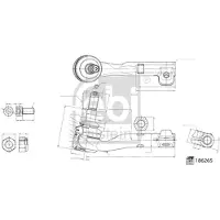 FEBI BILSTEIN Rotule de direction 186265