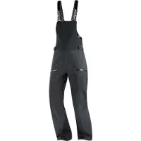 Salomon - Salopette de ski imperméable - Absolute Bib W Deep Black pour Femme - Taille L - Noir