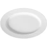 Hendi Plat de service ovale en porcelaine | 29x20cm (6 pièces)