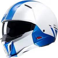 HJC Casque Jet Blanc/Bleu M unisex