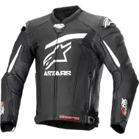 Alpinestars GP Plus R V4 Rideknit Leather Jacket Black White Taille 48