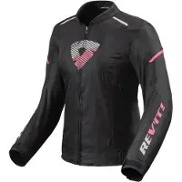 REV'IT! Sprint H2O Ladies Noir Rose Blouson Taille 34