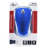 Art SOURIS OPTIQUE SANS FIL USB AM-92 Bleu