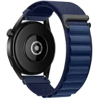 Forcell Strap F-DESIGN FS05 strap for SAMSUNG Watch 20 mm dark navy (20 mm, Fibre de polyester), Sangles de montre, Bleu