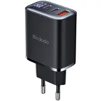 Mcdodo Chargeur Rapide Pour Iphone 2Xusb-C 1Xusb Pd 30W Led Meter