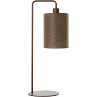 Light & Living - lampe de table - Donio - beige marron - coton métal - lampe de bureau - E27 - 1885652