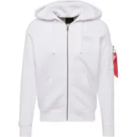 Alpha industries Veste de survêtement noir / blanc