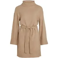 Vila Robes en maille 'VIROLFIE' beige foncé