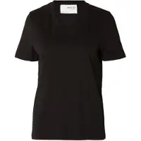 Selected T-shirt noir