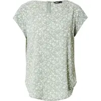 ONLY Chemisier 'ONLVic' vert pastel / blanc