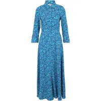 Y.A.S Robe-chemise 'YASSavanna' bleu / jade / blanc