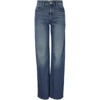Noisy May Jean 'NMYOLANDA' bleu denim / marron