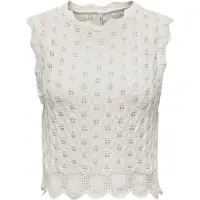 ONLY Tops en tricot 'ONLLuna' blanc naturel
